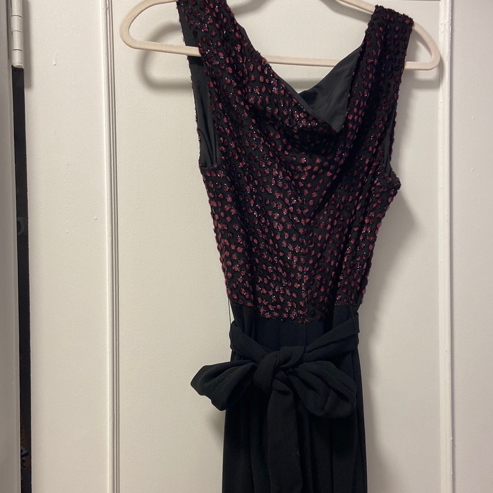Black embellished jumpsuit
